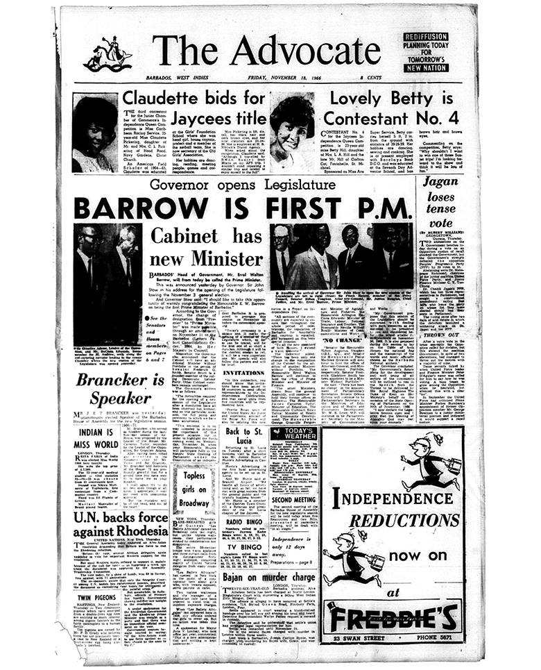 Barrow is first PM